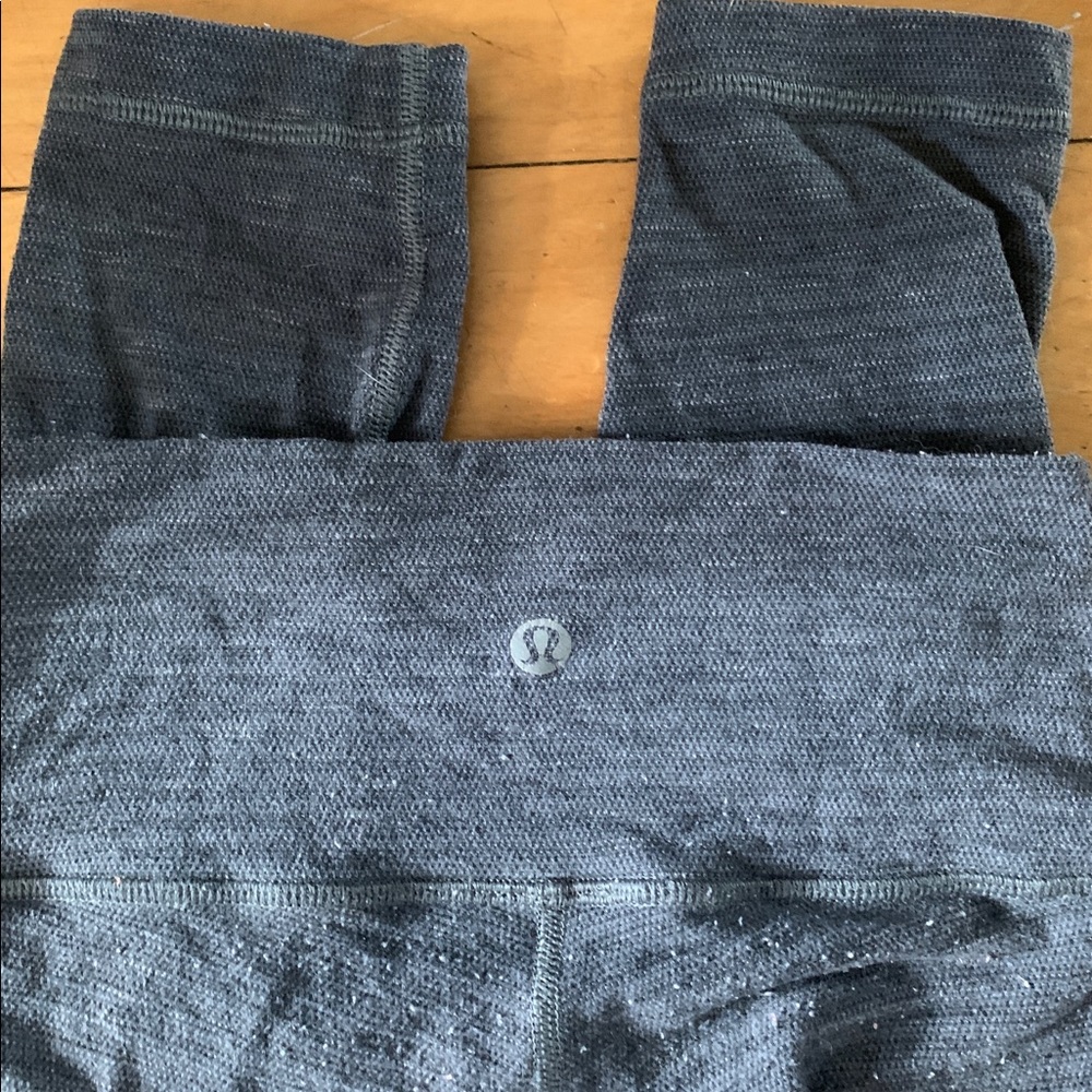 GREY LULULEMON LEGGINGS! Size 2